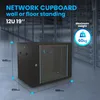 Extralink EX.7263 - Wandmontiertes Regal - 12U - 60 kg - Náhled obrázku produktu 3