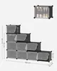 Songmics LPC035B01, Zavřené, Černá, ABS Náhled obrázku produktu 13