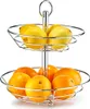Zeller Obst-Etagere, 2-lagig, Metall verchromt - Ø26x29; Produktbild-Vorschau 2