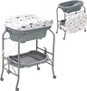 2 in 1 Wickeltisch Klappbar & Badewanne mit Gestell, Produktbild-Vorschau 1