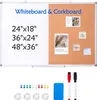 SucceBuy 36 "x24" tablica biała i korkowa z aluminiową ramą Podgląd zdjęcia produktu 1