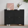 Abrihome Schuhschrank 4 Klappen, Schuhkipper, Schuhregal, Produktbild-Vorschau 1