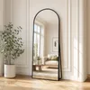 Specchio a figura intera UnboxG, 177x77 cm, nero, con Anteprima dell’immagine prodotto 4