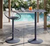 Table de bar Clox 60 x 60 x 103 cm Métal Turquoise Voir les images du produit 5