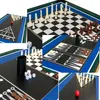 Multifunkčný stôl 9 v 1 121x61x80 cm - stolný futbal, Náhľad obrázku produktu 9