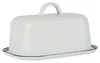 IB Laursen Butterdose Emaille Weiß Butterbox 2-teilig Produktbild-Vorschau 1