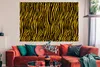 MuchoWow® Poster Tigerdruck - Tiere - Orange 180x120 cm - Produktbild-Vorschau 2
