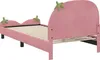 Estructura de cuna para bebé, color rosa, con cabecero, 90 Vista previa de la imagen del producto 7