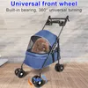 Hundebuggy Hundewagen mit Meshfenster, Klappbar mit 2 Produktbild-Vorschau 9