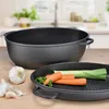 2 in 1 Aluguss-Bräter mit integrierter Grillpfanne - Produktbild-Vorschau 2