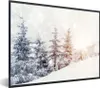 MuchoWow® Gerahmtes Poster Baum - Schnee - Winter 80x60 cm Produktbild-Vorschau 1
