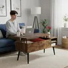 Tavolino Relaxdays con vano portaoggetti, A x L x P: 46 x Anteprima dell’immagine prodotto 3