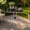 Aga Gartentisch BISTRO MR6173-Grau 60x60x70 cm Produktbild-Vorschau 2