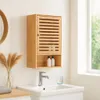 A bathroom scene with a wall-mounted cabinet above a sink. Produktbild-Vorschau