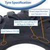 25x10.00R12 ATV Tyre 255/65R12 OBOR Vulture 6ply E-Marked Voir les images du produit 6