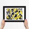 Bild 30x20 MDF-Rahmen, Wandkunst geometrischer Hintergrund Produktbild-Vorschau 3