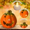 Kürbis-Laterne als LED Halloween-Deko Windlicht in 19x20 cm Produktbild-Vorschau 3