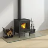 vidaXL Feuerstelle Glasplatte Transparent 120 x 50 cm Glas Produktbild-Vorschau 3