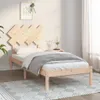 Massivholzbett Kiefernholz unbehandelt 90 x 200 cm Produktbild-Vorschau 2