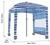 SucceBuy, tenda da spiaggia con pareti laterali, 183 x 183 Anteprima dell’immagine prodotto 8
