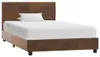 vidaXL Posteľný rošt Brown Suede Look 90x200 cm Náhľad obrázku produktu 7