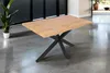 Esstisch 140x80 cm Baumkante Holz Wildeiche-Optik Produktbild-Vorschau 1