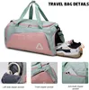 Sac de sport de 45 litres, rose, avec compartiment à Voir les images du produit 5