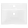 LuxeBath Lavabo Lavabo da appoggio Square, 51x41,5x15,5 cm, Anteprima dell’immagine prodotto 2