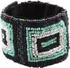 Armband - Armschmuck - breit mit Perlen - Klettverschluss - Produktbild-Vorschau 12