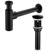 2er Set Siphon Ablaufgarnitur & Ablaufgarnitur mit Überlauf Produktbild-Vorschau 1