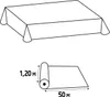 PROnappe Tischdecke R785001I 120cmx50m ws Produktbild-Vorschau 9