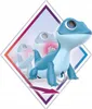 A toy salamander with a gradient diamond shape behind it. Podgląd zdjęcia produktu