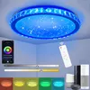 36W WIFI LED Deckenleuchte 40cm, RGB Kristall Deckenlampe Produktbild-Vorschau 4