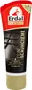 A tube of black shoe cream with a close-up image of a black leather shoe with laces. Náhled obrázku produktu