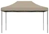 vidaXL Partyzelt Faltbar Pop-Up Taupe 440x292x315 cm Produktbild-Vorschau 3