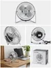 AirArtDeco 6" USB Metall-Schreibtischventilator Chrome – Produktbild-Vorschau 6