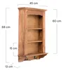 NÁSTĚNKA "COUNTRY" | Mahagonové dřevo, 68 cm | Kuchyňská Náhled obrázku produktu 2
