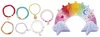 Janod Schmuck Bastelset - 7 Armbänder mit Regenbogenhalter Produktbild-Vorschau 2