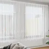 vidaXL Rideau en dentelle avec rideaux Floral Blanc 245 x Voir les images du produit 2