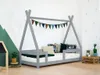 Kinderholzbett NAKANA in Form eines Tipis mit Seitenteil Produktbild-Vorschau 14