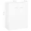 vidaXL Sideboard Weiß 60x30x75 cm Holzwerkstoff Produktbild-Vorschau 9