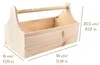 Creative Deco Houten Gereedschapskist met Handvat, Productafbeelding-voorbeeld 3