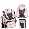 Schulranzen 3-tlg. Set für Mädchen & Jungen KATZE – Paso Produktbild-Vorschau 1