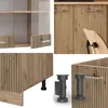 Küchenzeile Vicco R-Line Artisan-Eiche/Goldkraft Eiche 140 Produktbild-Vorschau 8