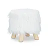 Sgabello con gambe in legno RD25735, bianco Anteprima dell’immagine prodotto 9