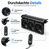 Aquarium Kühlventilator 3 Köpfe, 5-Stufen Aquarium Lüfter Produktbild-Vorschau 2