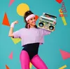 Nafukovací ghettoblaster cca 45 x 42 cm – Hip Hop Radio Náhled obrázku produktu 6