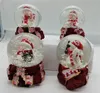 4 x Schneekugel Schneemann 6cm Weihnachten Winterdeko Produktbild-Vorschau 3