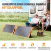 EBL Solaranlage Faltbares 100W Solarmodul, Monokristallin, Produktbild-Vorschau 4