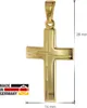 trendor 75125 Anhänger Kreuz 585 Gold (14 Karat) mit goldplattierter Kette 6 Produktbild-Vorschau